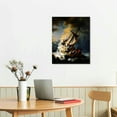 thumbnail image 2 of ONETECH Christ in The Storm On The Sea of Galilee Poster - By Rembrandt - Famous Oil Paintings Reproductions - Print on Canvas Wall Art for Home Decor 16\x20\, 2 of 4