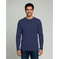 thumbnail image 2 of Real Essentials 3 Pack: Men's Cotton Long Sleeve Henley T-Shirt - Casual Work Activewear Tee (Available In Big & Tall), 2 of 4