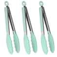 thumbnail image 1 of Pinzas De Cocina De Silicona Premium De 9" Con Mango De Acero Inoxidable Antideslizante Y De Fácil Agarre, Juego De 3 Verdes- Aespa oso de fresa  Electrónica, 1 of 4