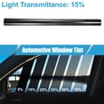 thumbnail image 2 of Unique Bargains Automotive Window Tint Film Heat Block Scratch Resistant 15% VLT 0.5x7m Car Ceramic Tint Black PET, 2 of 6