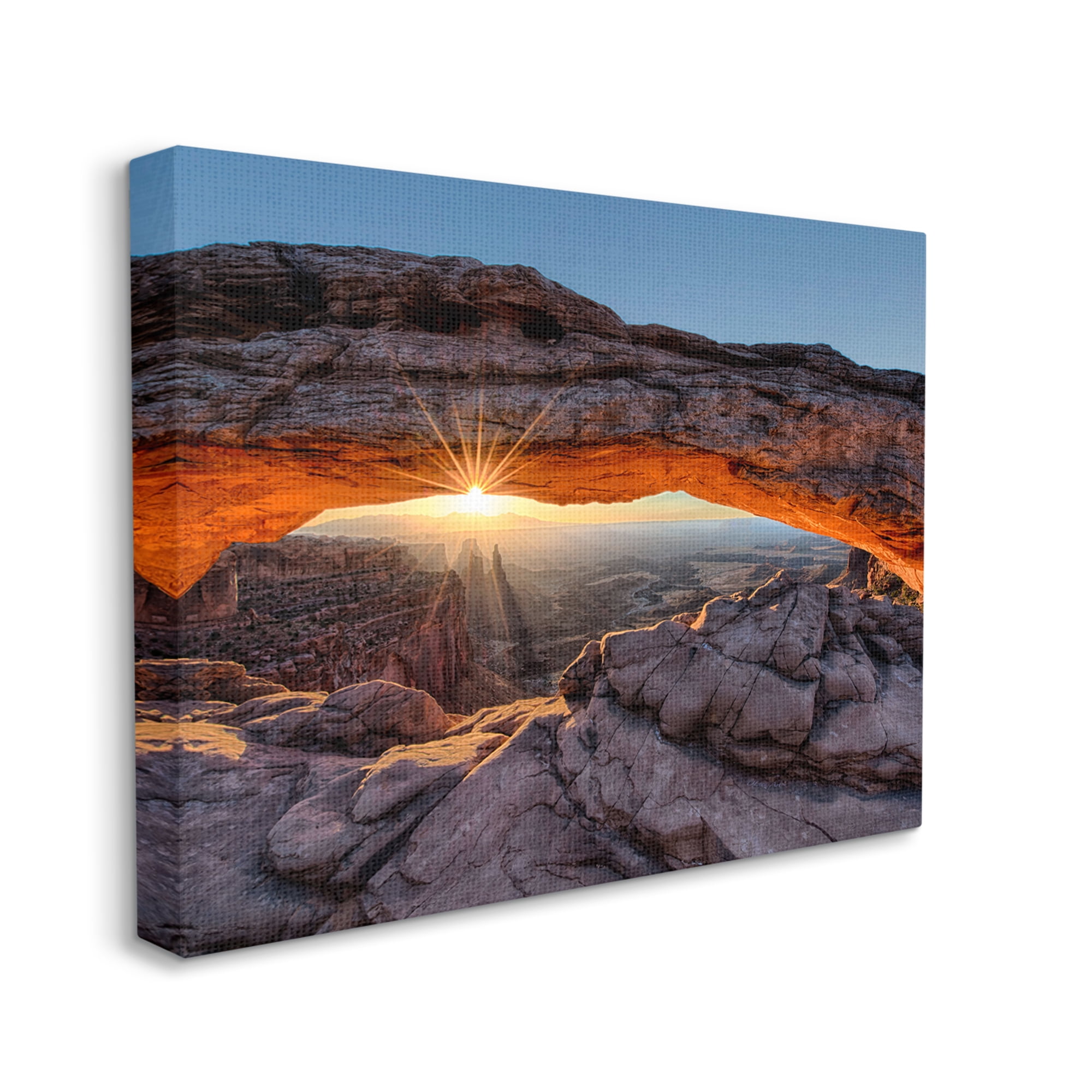 Stupell Industries Desert Mesa Arch Landscape Nature Photography Gallery Wrapped Canvas Print Wall Art, 48 x 36