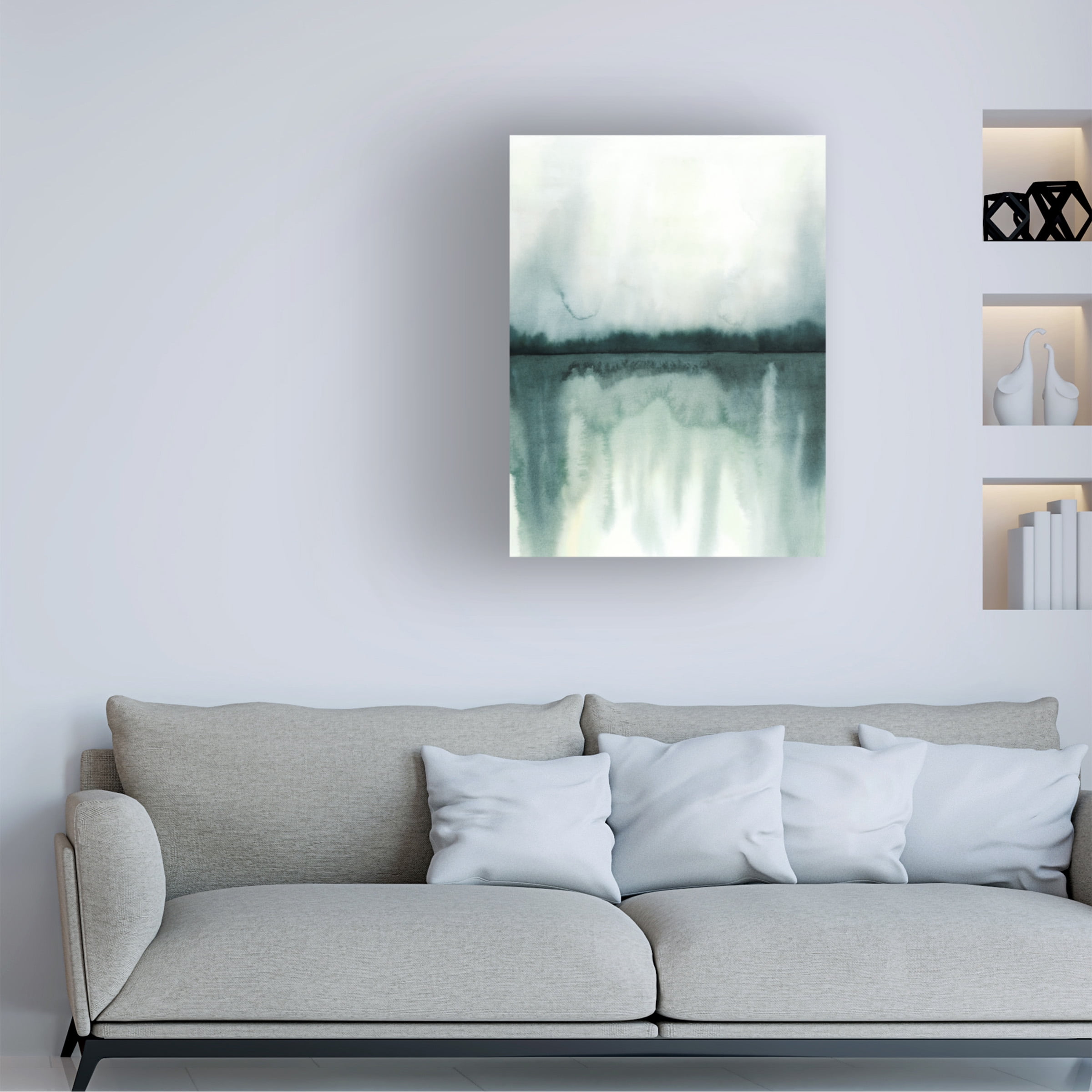 Grace Popp 'Soft Reflections I' Canvas Art