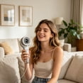 thumbnail image 2 of 2-in-1 Handheld Fan with Mist Spray, Portable Personal Cooling Fan, 3 Speeds & Ultra-Quiet Motor, 30ml Detachable Water Tank, Rechargeable USB Mini Fan for Travel Office Outdoor(D), 2 of 4