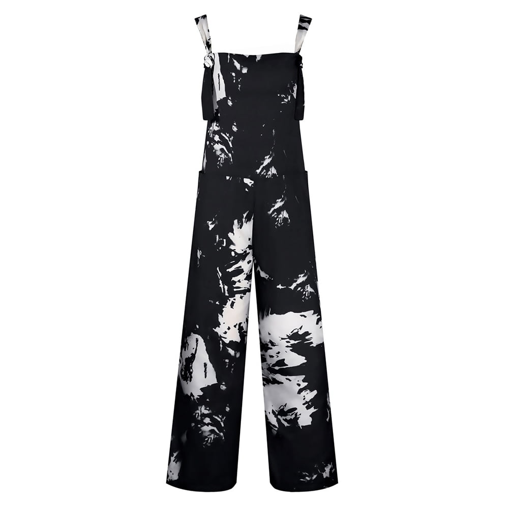 tie dye bib overalls