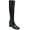 Black, variant on Womens Black Crocodile Padded Tribute Block Heel Zip-Up Dress Boots 8.5 M WC