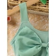 thumbnail image 4 of Zehjuhan Toddler Girl Dress Sleeveless Floral Playwear Bowknot Tulle Dresses Strap Princess Sundress, 4 of 5