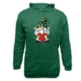 Dolkfu Christmas Mens Hoodies Trendy Green 3D Pinted Regular Fit