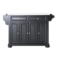 thumbnail image 6 of Crosley Alexandria Stone Top Full Size Kitchen Island/Cart Black/White-Color:Black, 6 of 8