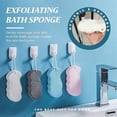 thumbnail image 5 of Esponjas de baño corporal ultra suaves para ducha - Exfoliante corporal de lufa - Para hombres y mujeres - Múltiples texturas para una limpieza suave y una exfoliación profunda, 5 of 5