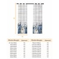 thumbnail image 6 of Fsddascl Blue Pumpkins Fall Blackout Curtains for Bedroom/Living Room, Thermal Insulated Kitchen Curtains, Thanksgiving Eucalyptus Leaves Vintage Grommet Darkening Window Treatment Drapes 52"x63"x2, 6 of 6