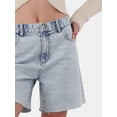 thumbnail image 3 of No Boundaries High-Rise Cutoff Jorts, 6” Inseam, Women's, 3 of 5