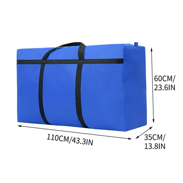 Artificial Christmas Tree Storage Bag, Heavy Duty Holiday Tree Organiser, with Zippered Closure, 110x60x35 cm, for Seasonal Storage
