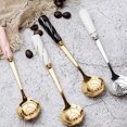 thumbnail image 3 of 4 unids delicado de café en forma de flor Scoop Cuchara de helado Durable postre cuchara, 3 of 5