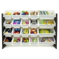 Humble Crew Espresso Extra Large Toy Storage Organizer with 20 Storage