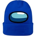 thumbnail image 2 of DAMAIE 2 Pack Among Us Winter Beanie Hat Ribbed Knit Cap Stretchy Slouchy Rib Beanie Hat, 2 of 3