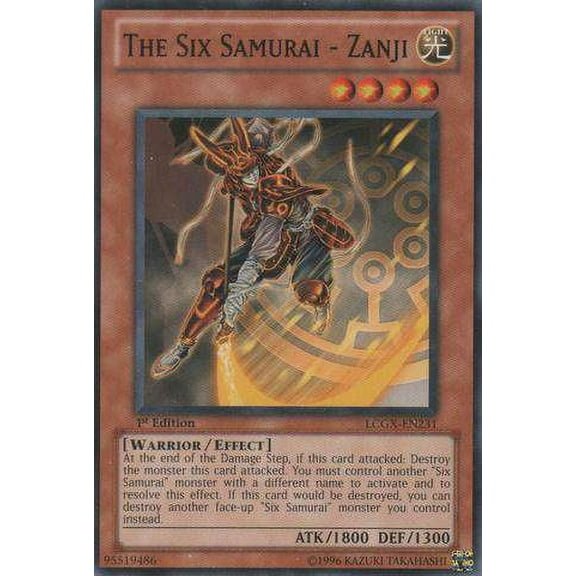 YuGiOh Legendary Collection 2 Common The Six Samurai - Zanji LCGX-EN231