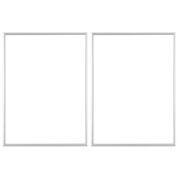 2 Picture Frames, A4 Silver Picture Frames, with Unbreakable s, Picture Frames for Family Photos, 21X30 CM