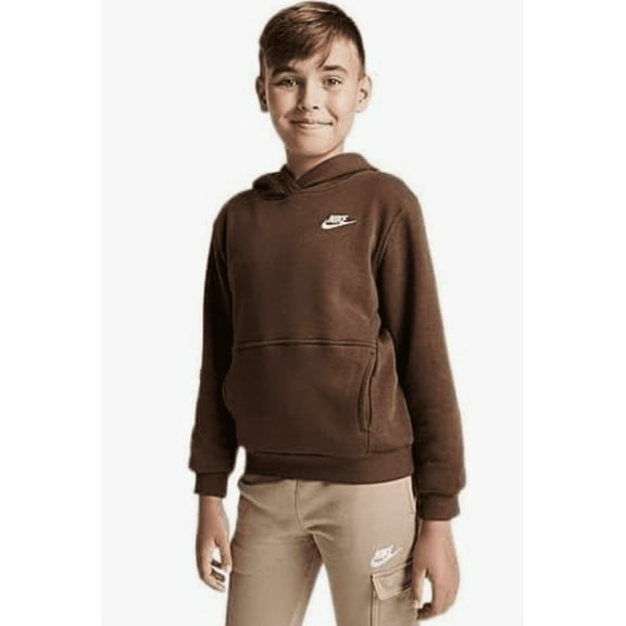 Nike Boys Girls Unisex Club Fleece Hoodie Small Cacap