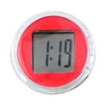 thumbnail image 3 of LeeQinersw Motorcycle Handlebar Mount Clock Compact Universal Auto Electronic Timepiece Red, 3 of 9