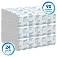 thumbnail image 2 of Scott Professional Pro Slimfold Folded Paper Towels, Bulk (04442), Absorbency Pockets, White, for Compatible Kimberly-Clark Professional Dispensers (24 Packs of 90 Sheets, 2,160 Sheet Total), 2 of 7