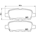 thumbnail image 2 of BALATAS BAJOS METALES ALTIMA 2011 al 2018 NISSAN 2.5L L4 Traseras BREMBO ., 2 of 5