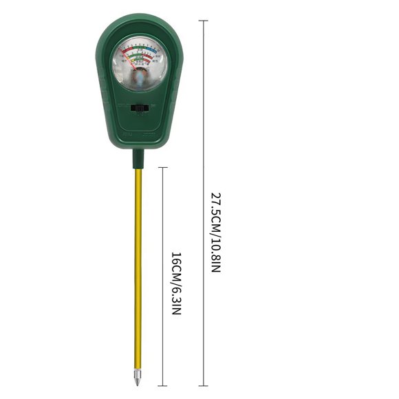 Three-in-one Land Tester Fertility Humidity PH PH Tester Pointer Land Fertility Meter