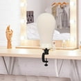 thumbnail image 3 of 22 Inch Cork Canvas Block Head Mannequin Head for Wigs, Wig Head Stand for Display Styling Wigs Making Kit ，Including Doll Head Storage Bag, 3 of 8
