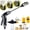 1 Pcs, variant on Aquoxis Pressure Washer Gun,High Pressure Garden Hose Nozzle With 360° Rotating Nozzle, 3 Spray Modes,Fit With 3/4In Threaded Hoses,Aquoxis Pressure Washer Nozzle,Aquoxis Sparyer