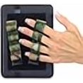 thumbnail image 2 of LAZY-HANDS 201320 Poignées X2 à 4 Boucles pour Lecteurs - Extra Large, Camouflage, 2 of 4