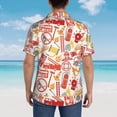 thumbnail image 6 of Goofa Firefighter Icons Hawaiian Shirt for Men, Unisex Summer Beach Casual Short Sleeve Button Down Shirts,Aloha Tropical Floral print shirt-Small, 6 of 9