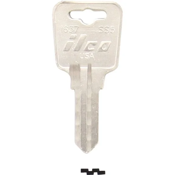 Ilco 1637 Key Blank for Sentry Safes 10 Pack
