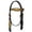 tan, variant on Bar H Equine Western Horse Pinwheel  Genuine American Leather Breast Collar