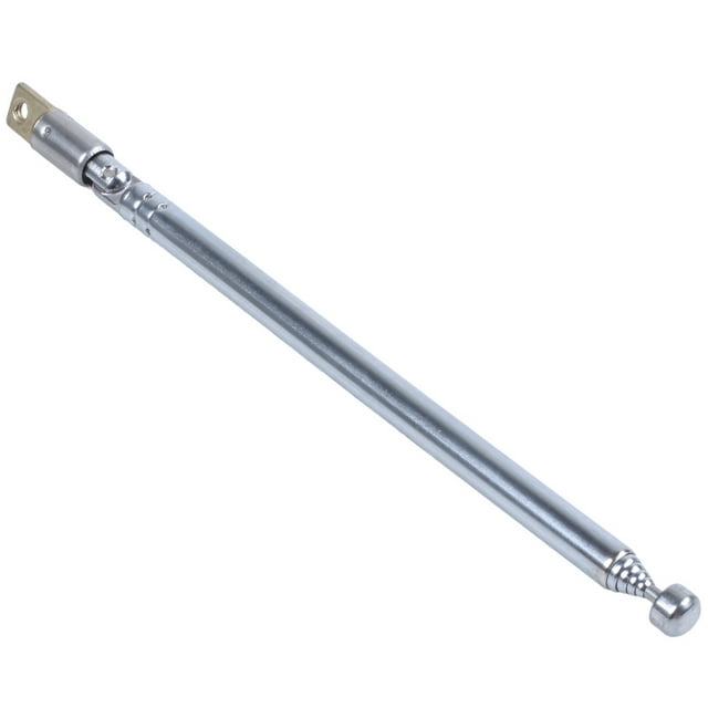 5X Replacement 49cm 19.3Inch 6 Sections Telescopic Antenna Aerial for Radio TV