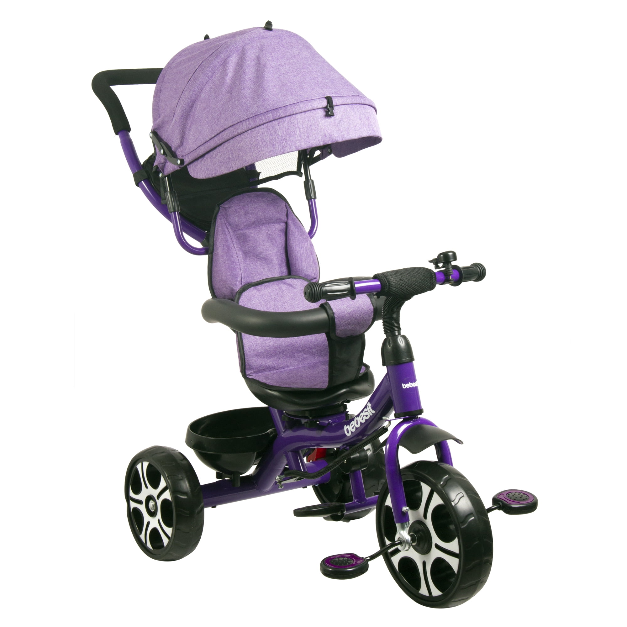 GLOBAL LATIN GROUP Triciclo Coche Para Bebé - Purpura - S