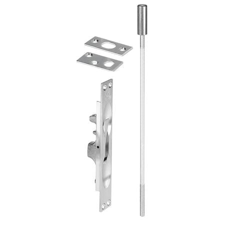 Bronze Flush Bolt - ROCKWOOD 555.10 Lever Extension Flush Bolt, Satin Bronze