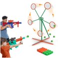 thumbnail image 1 of Juego de disparos Toy Marlrin con objetivo móvil y 2 pistolas de aire comprimido Popper, 1 of 6