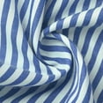 thumbnail image 6 of AKOEE Striped Button Up Shirts Women V Neck Plus Size Beach Summer Casual Short Sleeve Blouses Loose Fit, Blue 4XL, 6 of 7