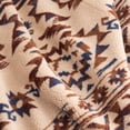thumbnail image 3 of Berkshire Life Reversible Printed Hampshire Soft Throw Blanket, Aztec Stripe, 3 of 7