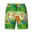 thumbnail image 5 of Rocae African Animals in the Jungle for Men's Swim Trunks Quick Dry With Two Side Pockets and One Lined Patch PocketX-Large, 5 of 9