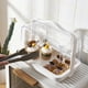 thumbnail image 4 of Organizador de secado CUTICAT Bandeja transparente portátil para baño cocina productos cosméticos Estante de secado de botellas, 4 of 8