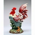 thumbnail image 2 of Ceramic Red Rooster Statue, Home Décor, Gift for Her, Gift for Mom, Kitchen Décor, Farmhouse Décor, Fall Decor, 2 of 6