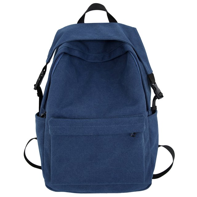 Mochila de lona Moda Mochilas escolares simples Gran capacidad para vacaciones (Azul) Ehuebsd Para Estrenar