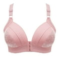 thumbnail image 2 of Swuxness Women's Wireless Plus Size Bras Front Closure Push Up Comfortable Breathable Everyday, 2 of 3