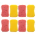 thumbnail image 1 of GOOHOCHY 8 esponjas exfoliantes de doble cara para baño y ducha, ideales para limpiar el cuerpo., 1 of 8