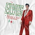 thumbnail image 3 of Elvis Holiday Lights Kids T Shirt for Youth Boys and Girls, White, Large, 3 of 4