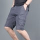 thumbnail image 5 of Mens Pantalones Casuales Moda Cómodo Bolsillo Sólido Cintura Cordón Pantalones Cortos Regulares, Pantalones Cortos de Verano Ligeros, 5 of 5