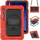 thumbnail image 1 of Funda para Samsung Galaxy Tab S10 Lite/ S10 FE/ S9 FE 10.9 pulgadas/Tab S9 11 pulgadas, funda protectora resistente a prueba de golpes con protector de pantalla, soporte giratorio de 360°, 1 of 9