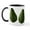 White/Black Inside, variant on CafePress - Avocados Mug - 11 oz Ceramic Mug - Novelty Coffee Tea Cup