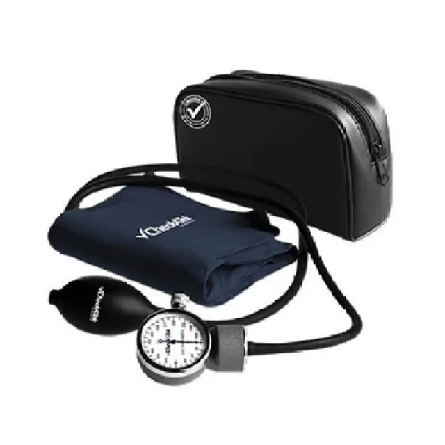 Baumanómetro Aneroide Popular Checkatek Nylon Azul Lectura B1-1