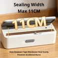 thumbnail image 6 of Magnetic Mini Bag Sealer And Cutter for Fridge, 2026 New Portable Heat Sealer With 8-level Adjustable & Led Digital Display, Rechargeable, for Plastic Bags,Snacks,Food Storage Keep Fresh, 6 of 8